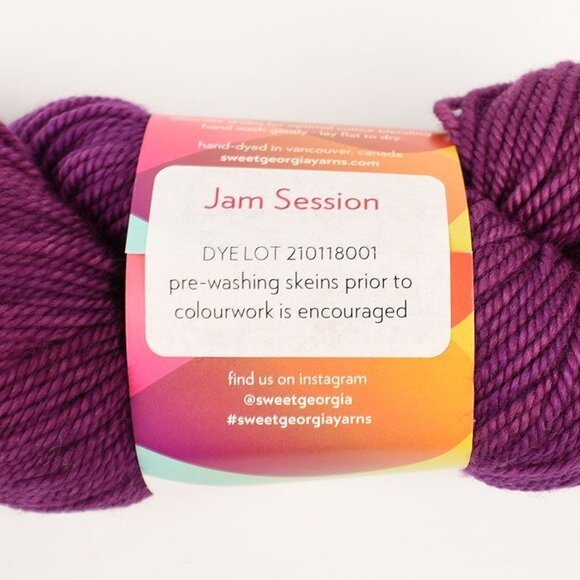 SweetGeorgia Superwash DK Yarn Merino Wool 256 Yd Hand Dyed Jam Session Colorway - Picture 4 of 4